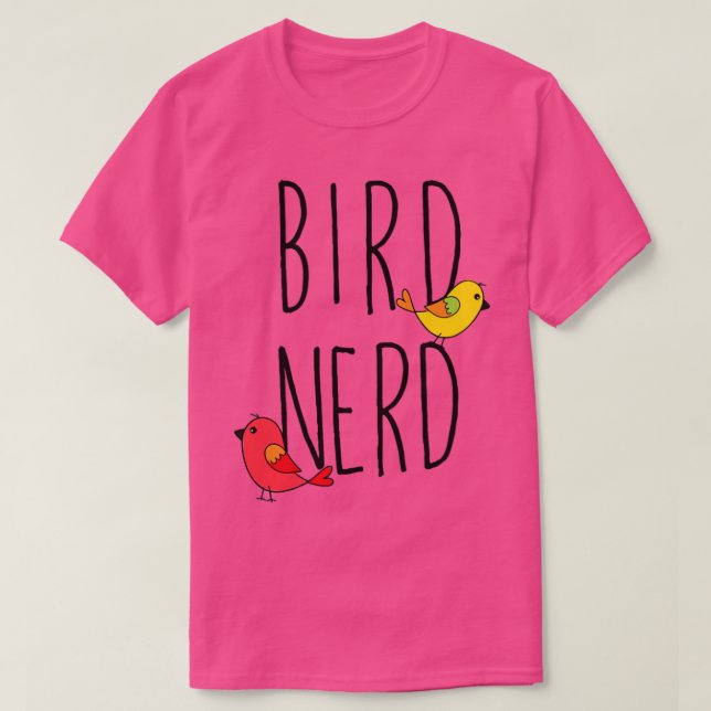 Bird Watching Bird Nerd witchers T Shirt (Design framsida)