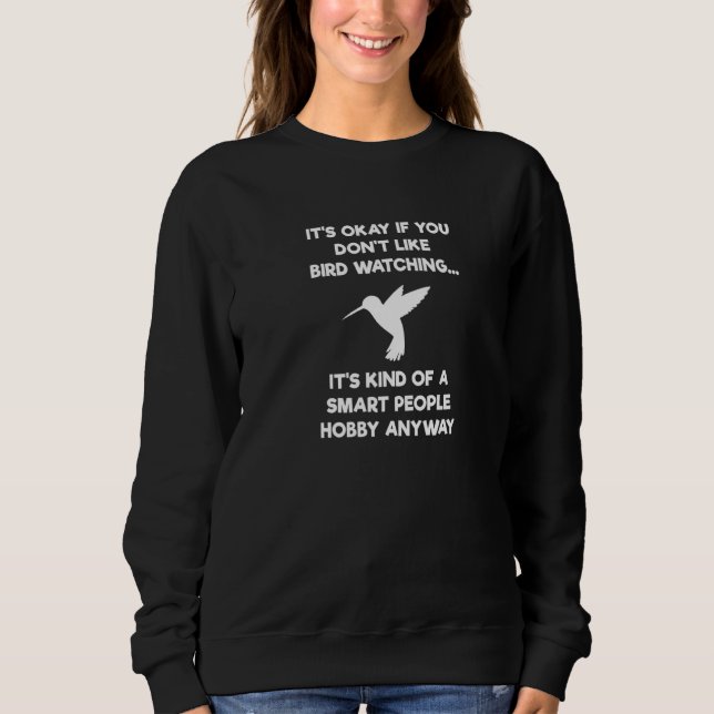 Bird Watching Bird Watcher Smart People T Shirt (Framsida)