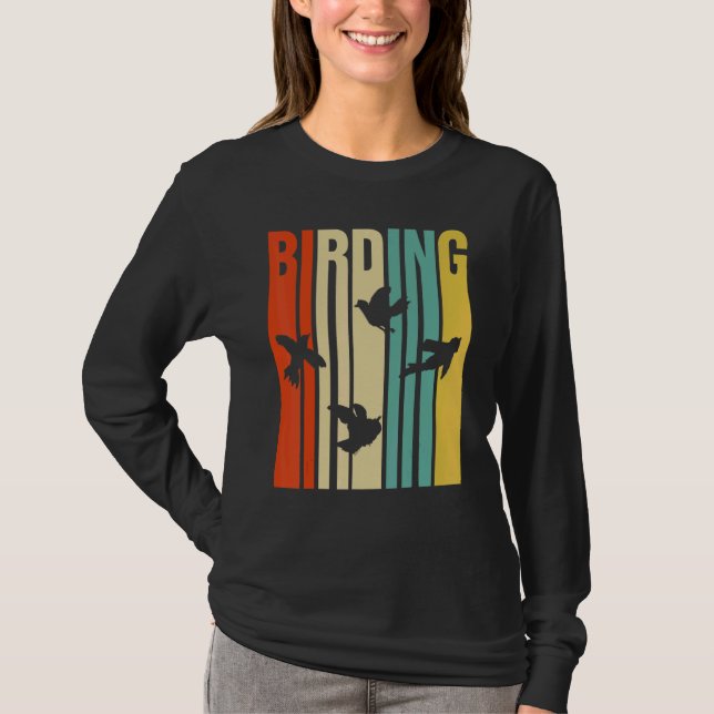 Bird Watching Birding Twitcher Bird   Birding T Shirt (Framsida)