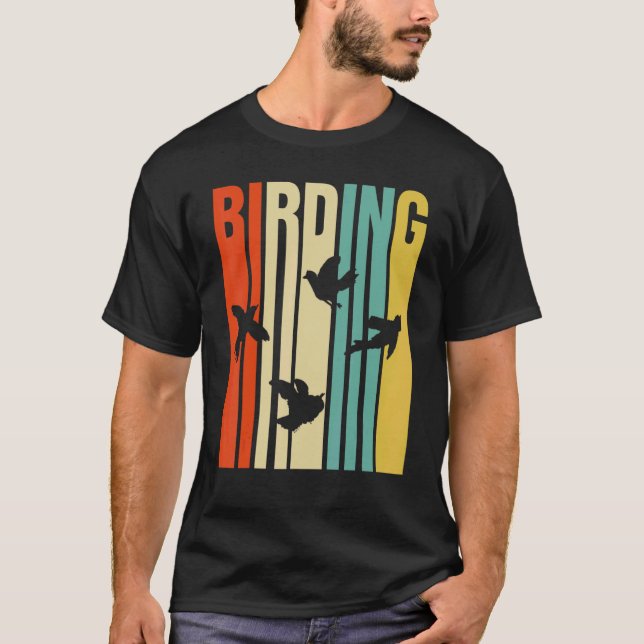 Bird Watching Birding Twitcher Bird   Birding T Shirt (Framsida)