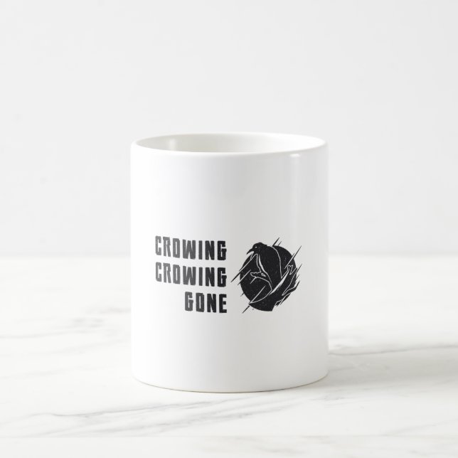 Bird Watching Crowing Borta Funny Bird Watcher Kaffemugg (Center)