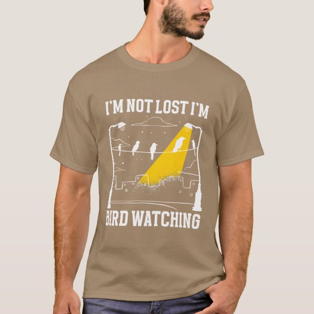 Bird Watching Cute Bird Älskare present T Shirt (Framsida)