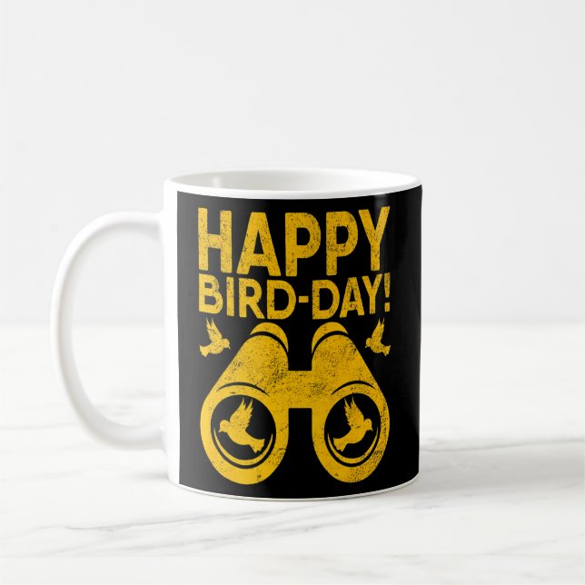 Bird Watching Fågelskådare Bird Sports Wildlife Kaffemugg (Vänster)