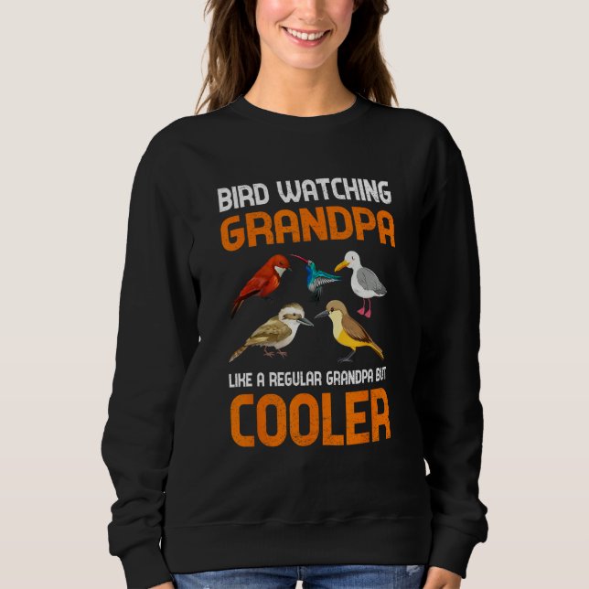 Bird Watching Grandpa like a Regular Grandpa but C T Shirt (Framsida)