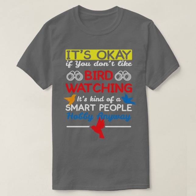 Bird Watching Hobby T Shirt (Design framsida)