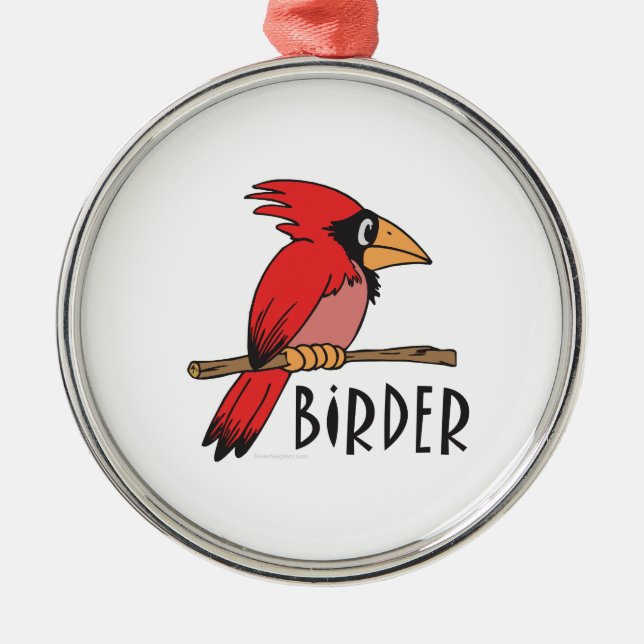 Bird Watching Julgransprydnad Metall (Framsidan)