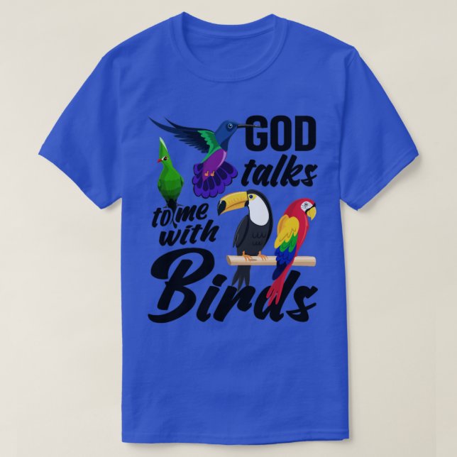Bird Watching Ornitholog Gud Faith Bird Nerd 1 T Shirt (Design framsida)