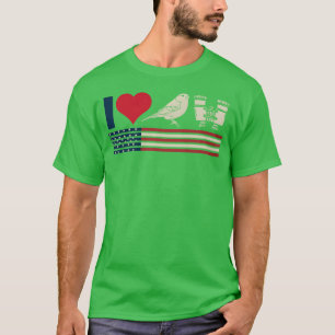 Bird Watching Ornithology kompis retro T Shirt