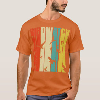 Bird Watching Retro Bird Watcher Ornitholog T Shirt