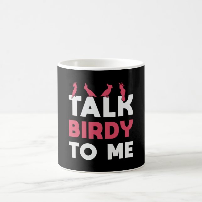 Bird Watching Retro Talk Birdy to me Bird Watcher Kaffemugg (Center)