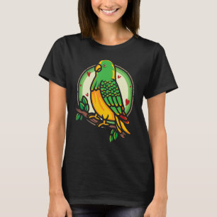 Bird Watching Zookeeper Birder Grönt Cheek Pa T Shirt