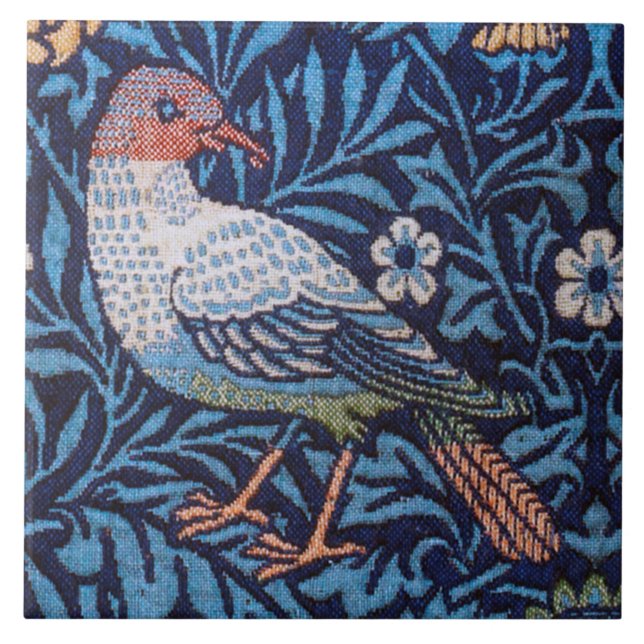 Bird, William Morris Kakelplatta (Framsidan)