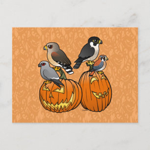 Birdable Raptors på Pumpkins Vykort