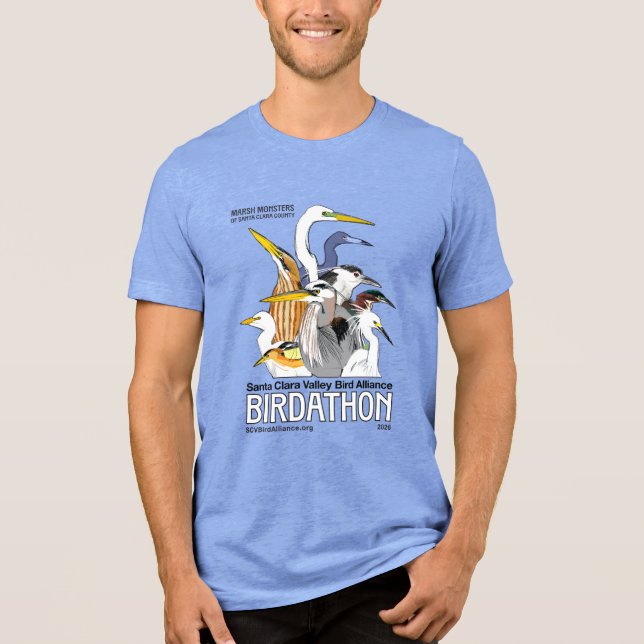 Birdathon 2026 Herr T-shirt (Framsida)