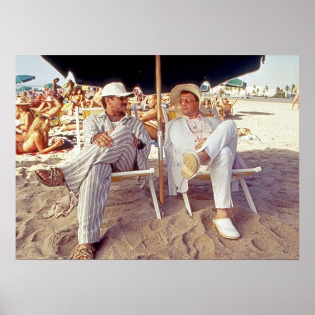 Birdcage Beach Vibes Poster (Framsidan)
