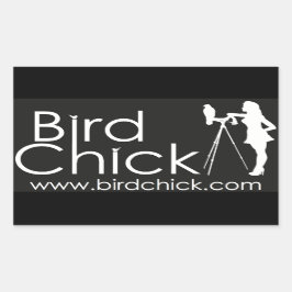 Birdchick Stickers Rektangulärt Klistermärke