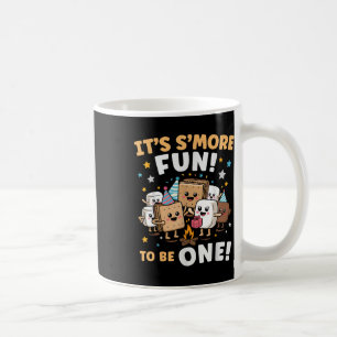 Birdday Campfire Marshmallow its Smore Roligt: Kaffemugg