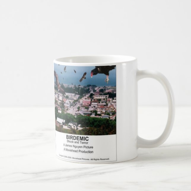 BIRDEMIC - Chocka och skräckmuggen Kaffemugg (Höger)