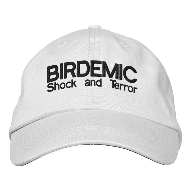 BIRDEMIC - Shock and Terror Hat Broderad Keps (Framsida)