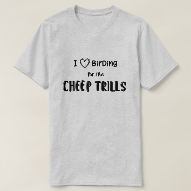 Birder Bird Roligt Bird Watching Gift Klubb T Shirt (Design framsida)