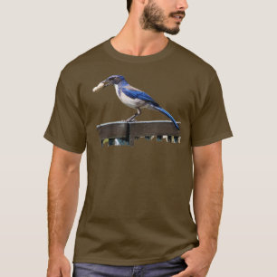 Birder Birder Fågelskådning California SCrub Jay B T Shirt