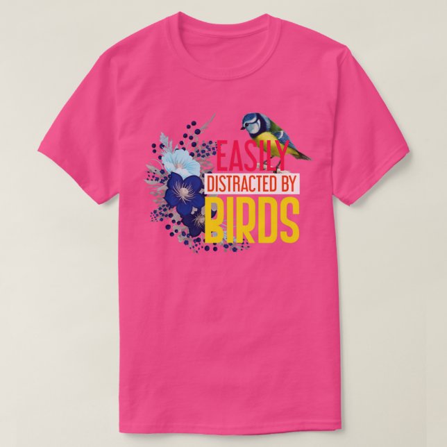 Birder Gift Bird Watching T Shirt (Design framsida)