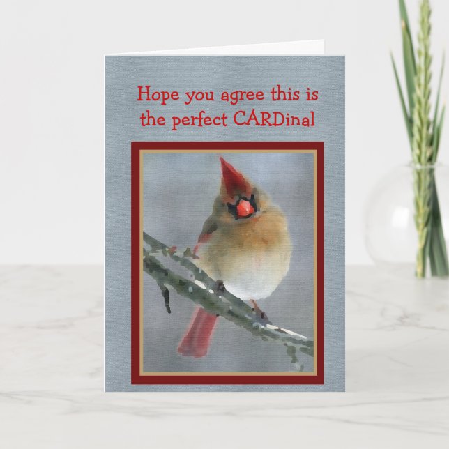 Birder Valentine Day Card Helgkort (Framsida)