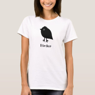 BirderfågelskådareTwitcher rolig lite fågel T Shirt