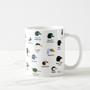 BIRDFACE-ankamugg (med etiketter) Kaffemugg