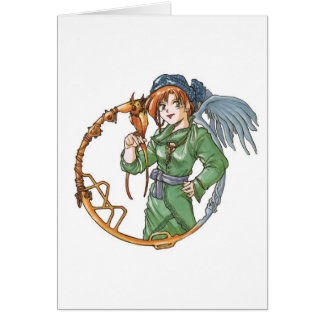 birdgirl hälsningskort