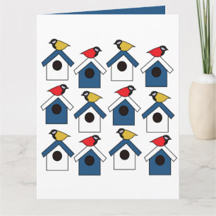 Birdhouse Bird House Colorful Birdhouse Kort
