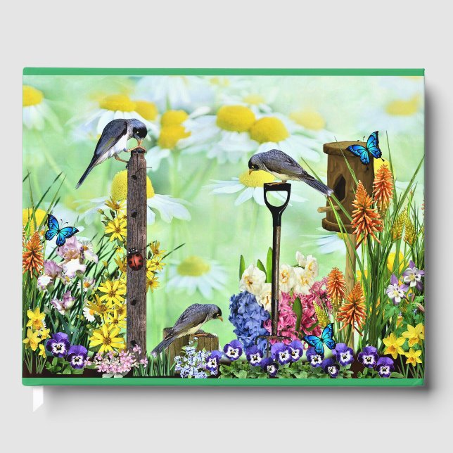 Birdhouse-Blomsterträdgård Gästböcker (Framsida)