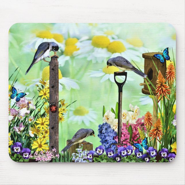 Birdhouse-Blomsterträdgård Musmatta (Framsidan)