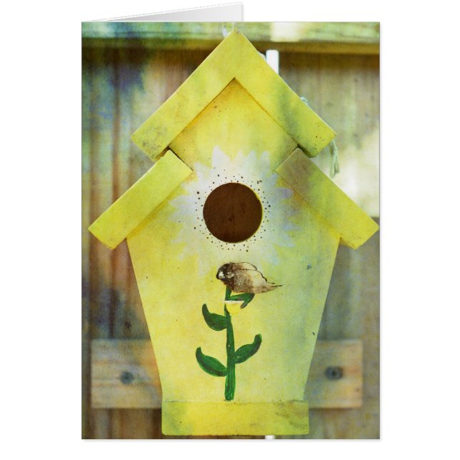 Birdhouse by Shirley Taylor Hälsningskort (Framsidan)