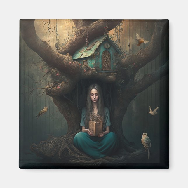 Birdhouse Dreams Magnet (Framsidan)