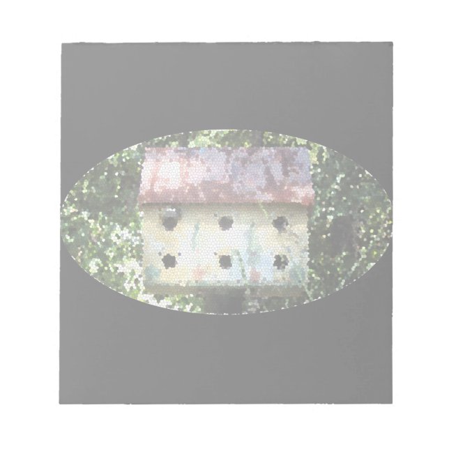 Birdhouse Edited Anteckningsblock (Framsida)