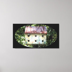 Birdhouse Edited Canvastryck