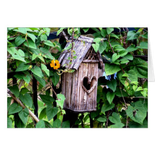 Birdhouse Hälsningskort
