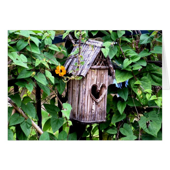 Birdhouse Hälsningskort (Framsidan Horizontal)