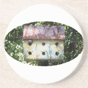 Birdhouse-redigerad Underlägg Sandsten