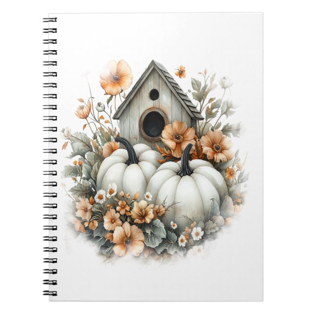 Birdhouse Shirt Land Pumpkin Anteckningsbok (Framsidan)