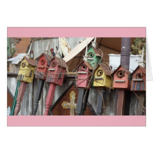 Birdhouses Hälsningskort