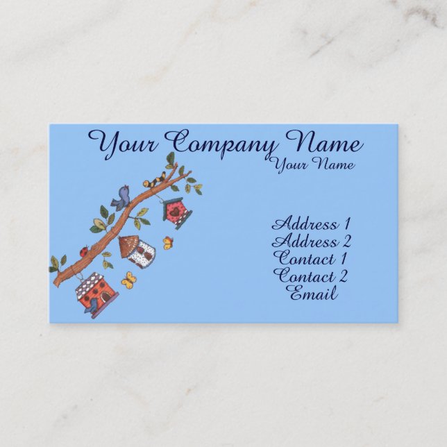 Birdhouses Visitkort (Framsida)