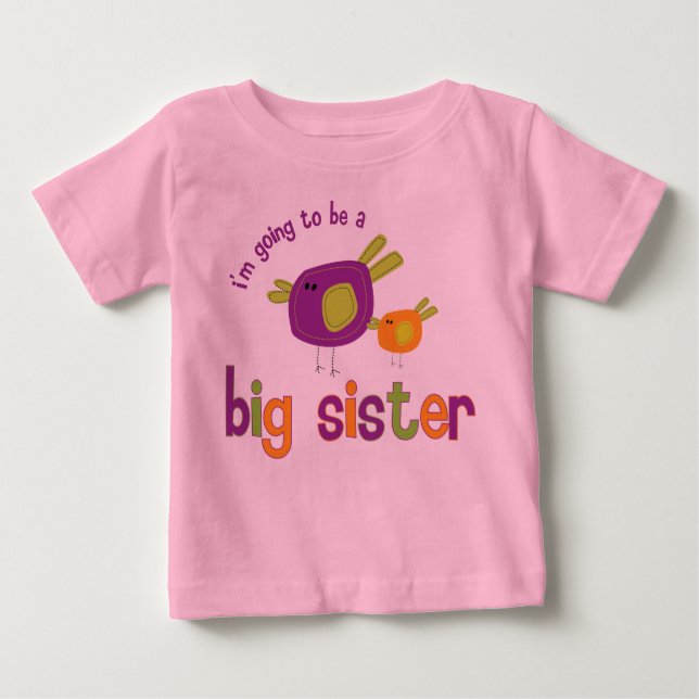 Birdie Big syster back T-shirt (Framsida)