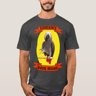 Birdie Brigade African Grey Parrot T Shirt