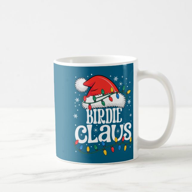 Birdie Claus Funny Xmas Christmas Grandma Holiday  Kaffemugg (Höger)