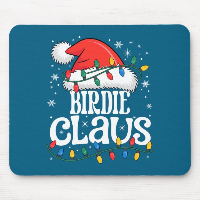Birdie Claus Funny Xmas Christmas Grandma Holiday  Musmatta (Framsidan)