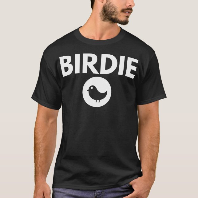 Birdie Golf  T Shirt (Framsida)