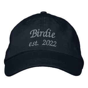 Birdie Hat - Baby blue Stitching Broderad Keps