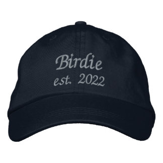 Birdie Hat - Baby blue Stitching Broderad Keps